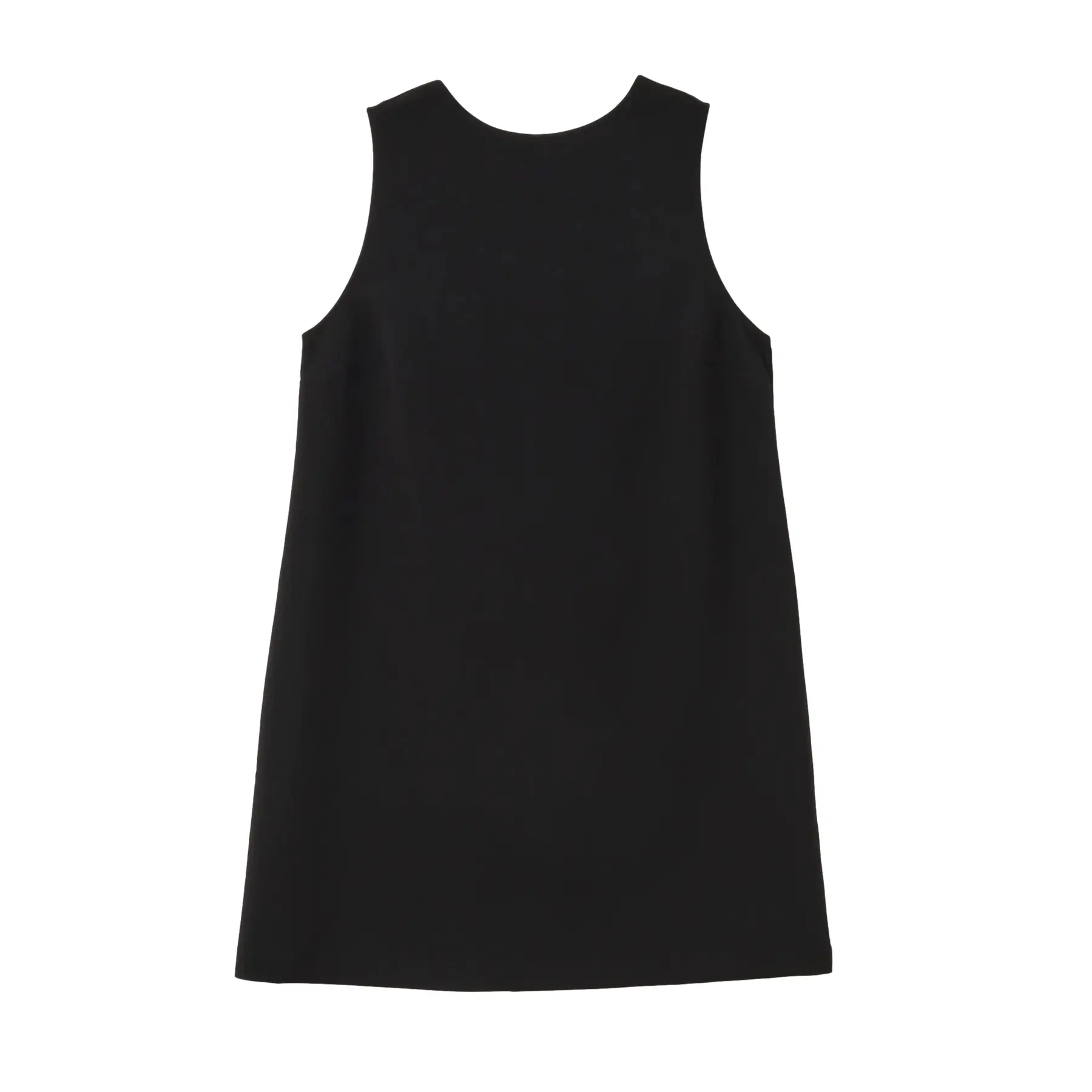 Vestito con colletto a V e fiocco donna
