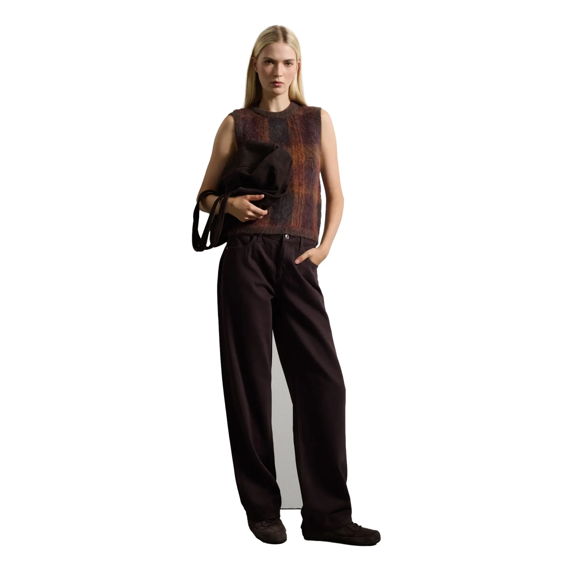 Zijde pantalon 100% katoen dames Stefanel