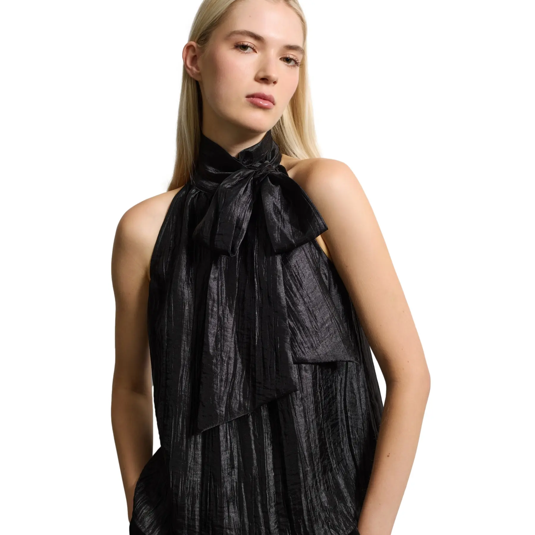 Stefanel Women's Noir Sleeveless Top