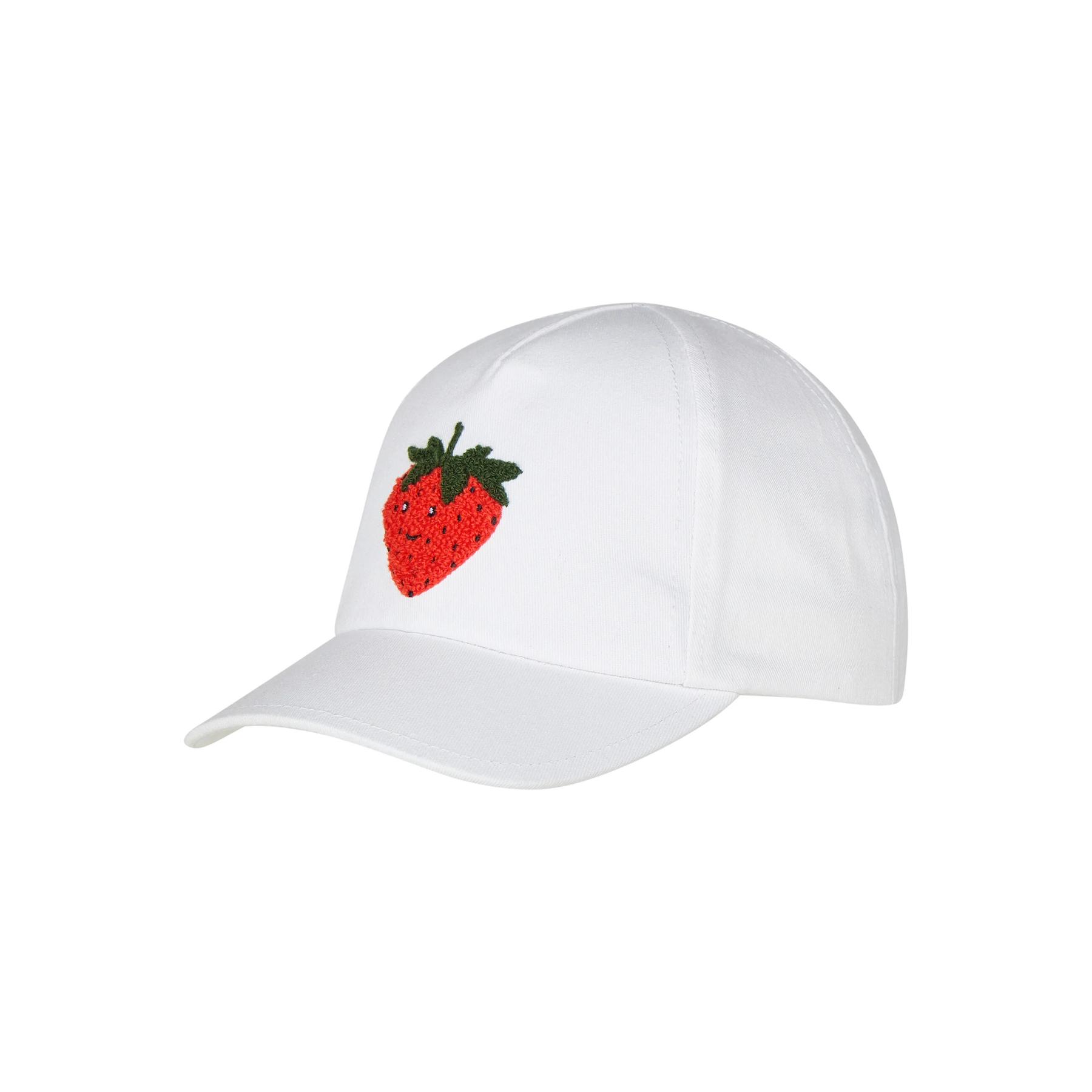 4066891307372 - Mädchen Baseballmütze aus Stoff mit Erdbeerprint Sterntaler