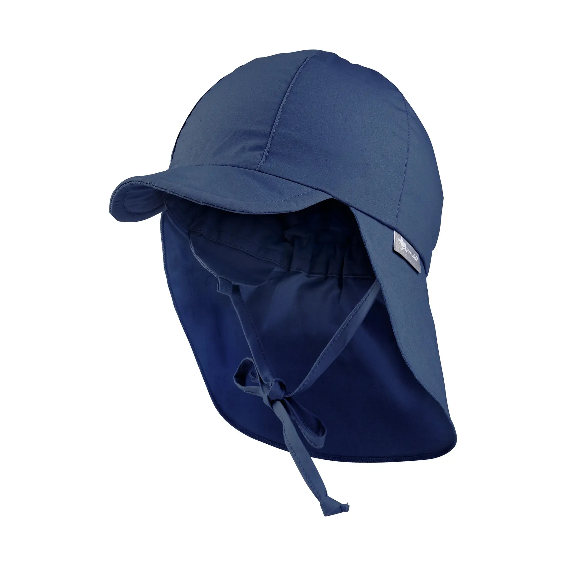 4004701200161 - Baseballcap mit Nackenbedeckung aus UV-Popeline für Kinder unicolore