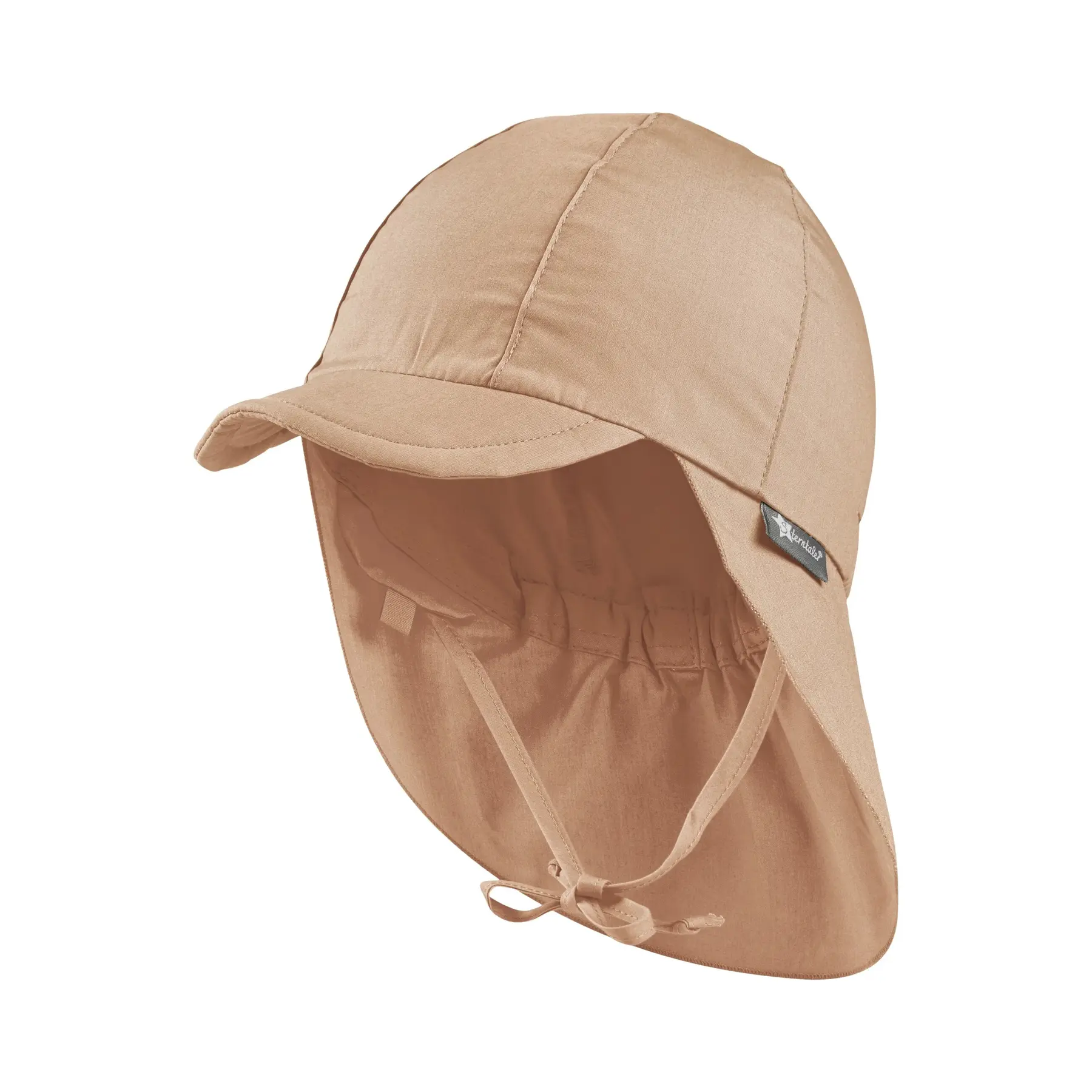 4066891304401 - Baseballcap mit Nackenbedeckung aus UV-Popeline für Kinder unicolore
