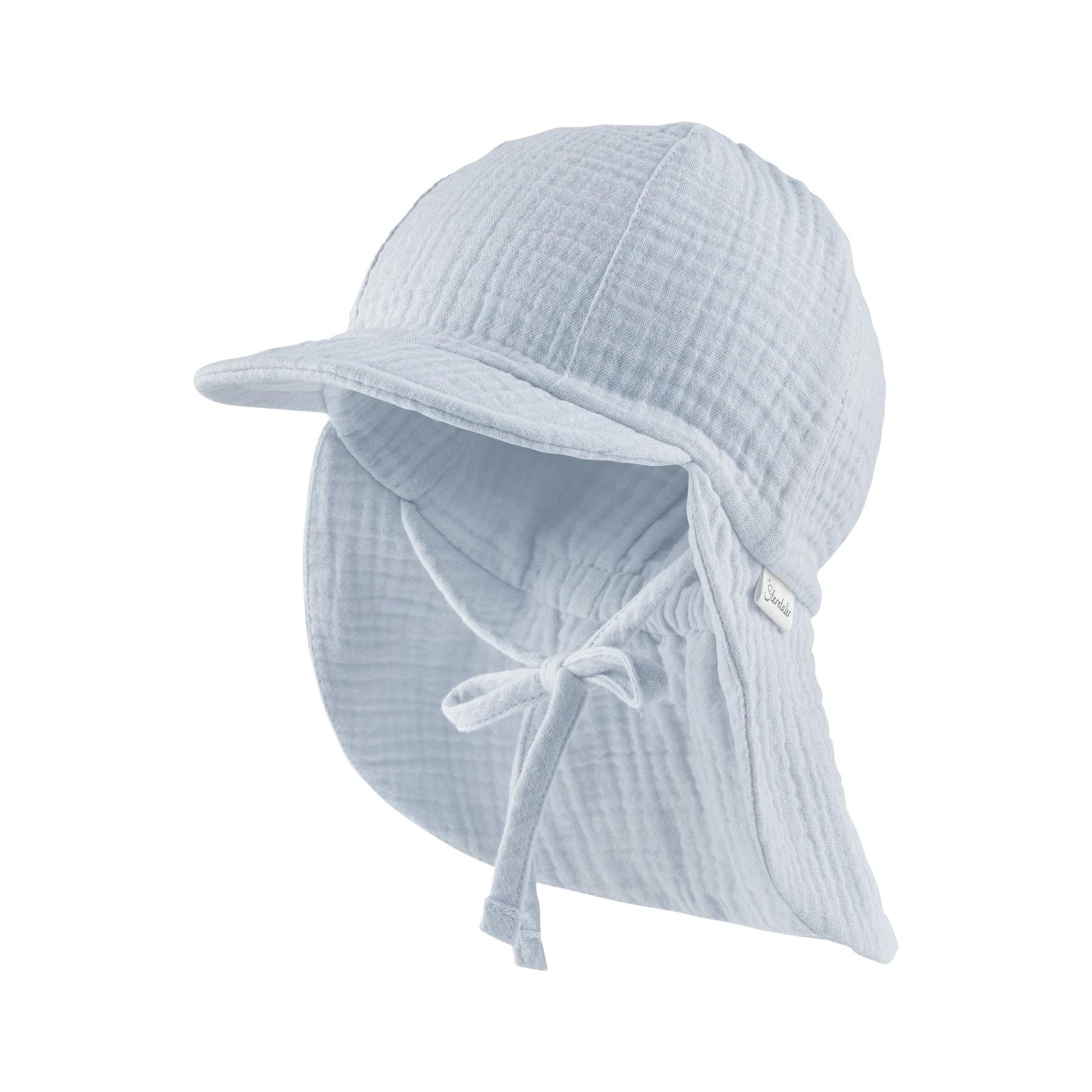 4066891304739 - Einfarbige Baseballkappe mit Nackenschutz für Kinder Sterntaler