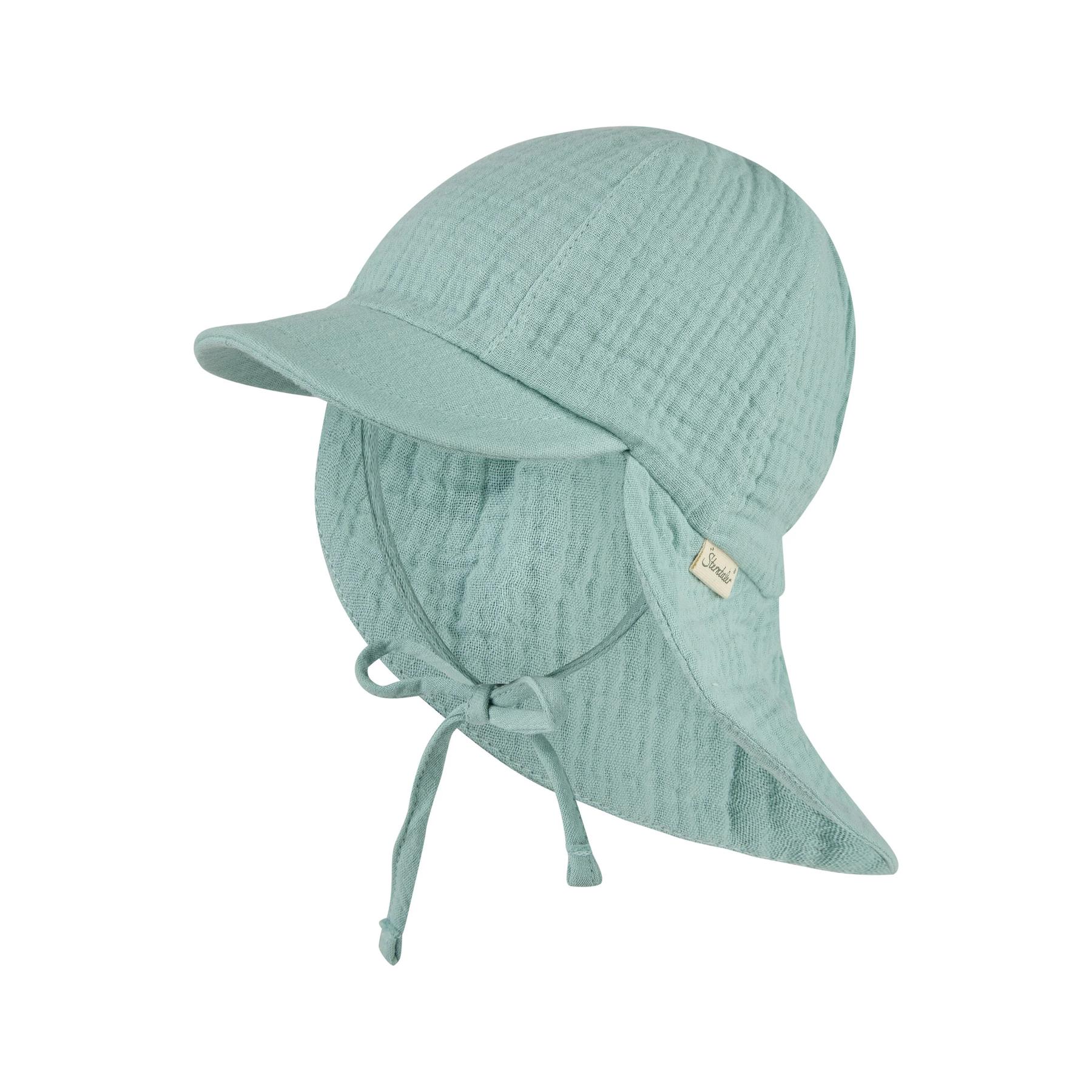 4004701202783 - Einfarbige Baseballkappe mit Nackenschutz für Kinder Sterntaler