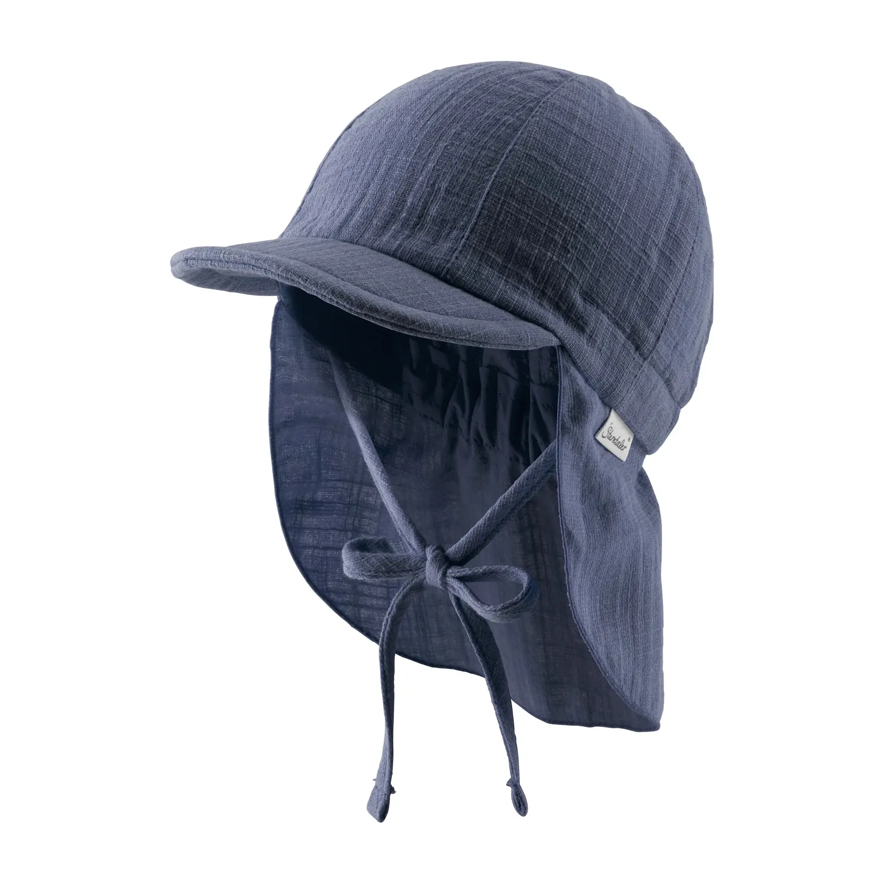 4066891234296 - Baseballcap mit Nackenüberzug aus Baumwolle für Kinder unicolore