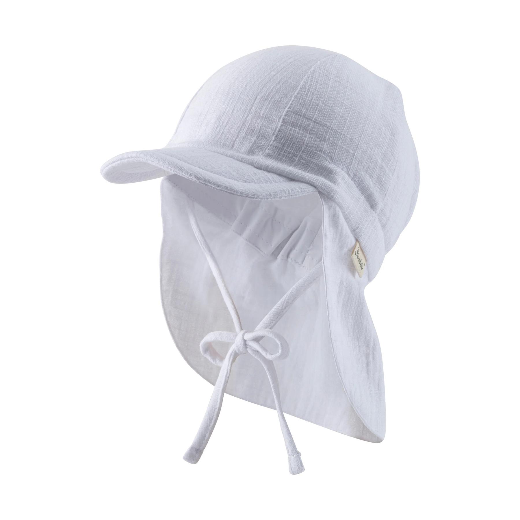4066891234302 - Baseballcap mit Nackenüberzug aus Baumwolle für Kinder unicolore