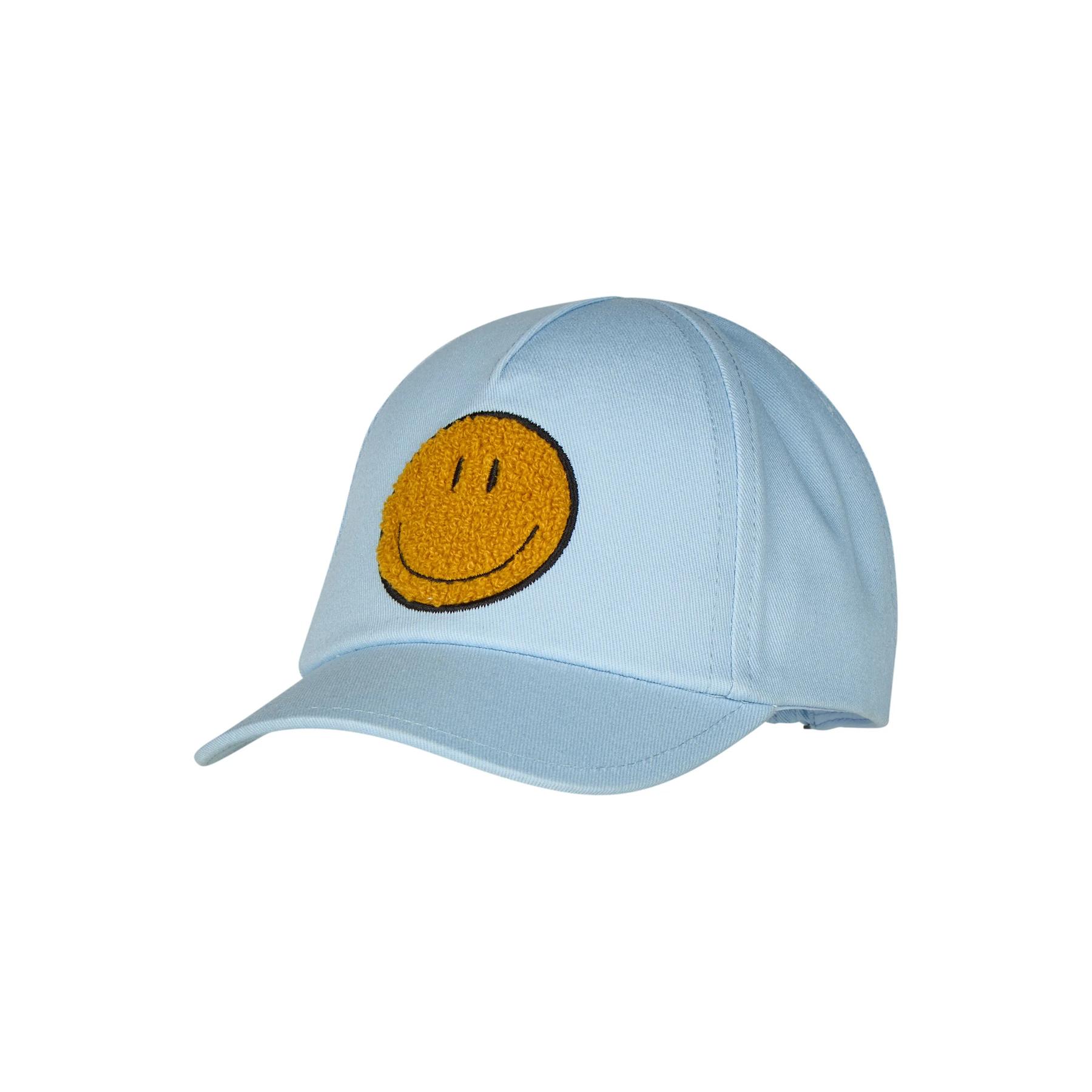 4066891308256 - Baseballcap aus Stoff mit Smiley-Stickerei für Kinder Sterntaler