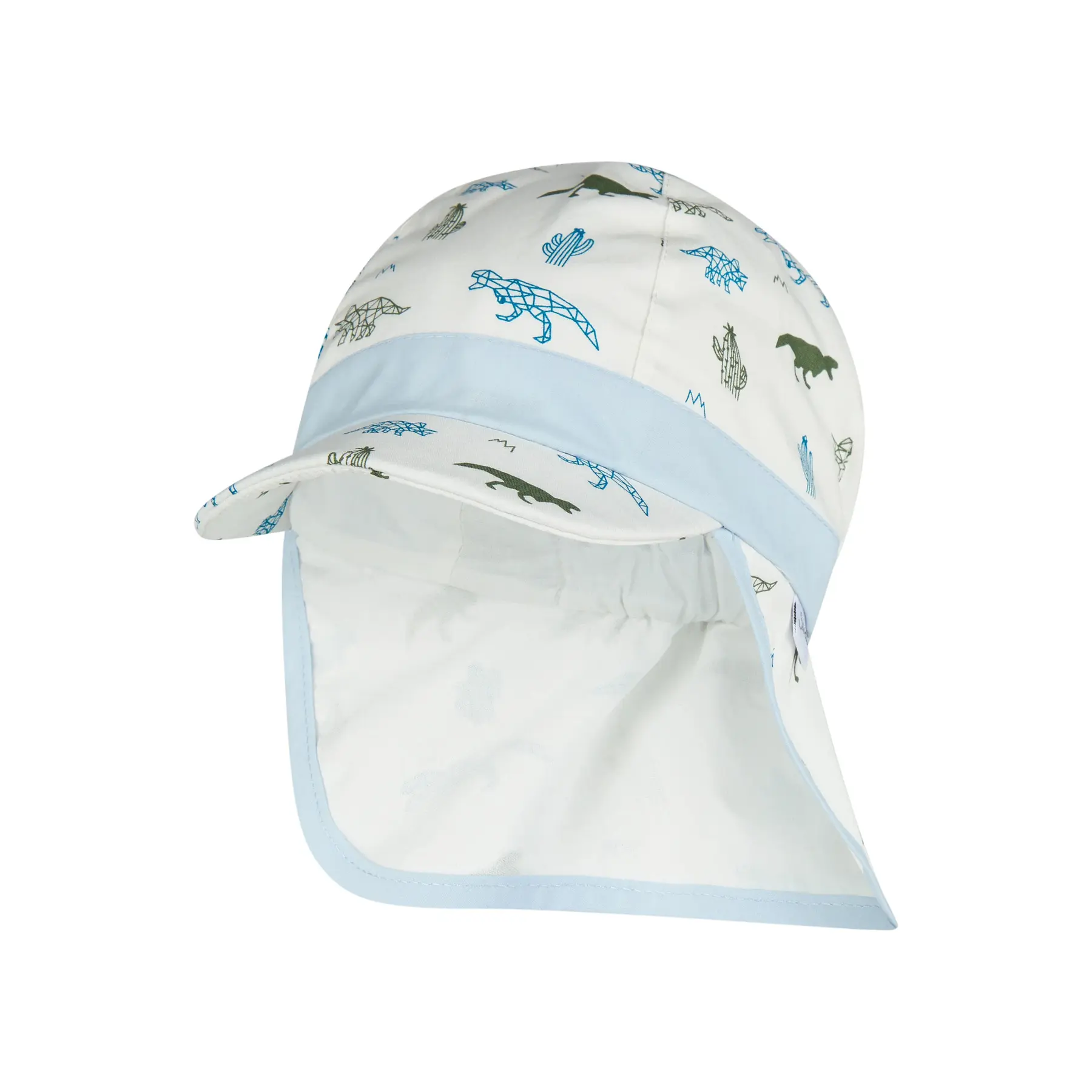 4004701671848 - Baseballkappe mit Nackenbedeckung für Kinder Dino