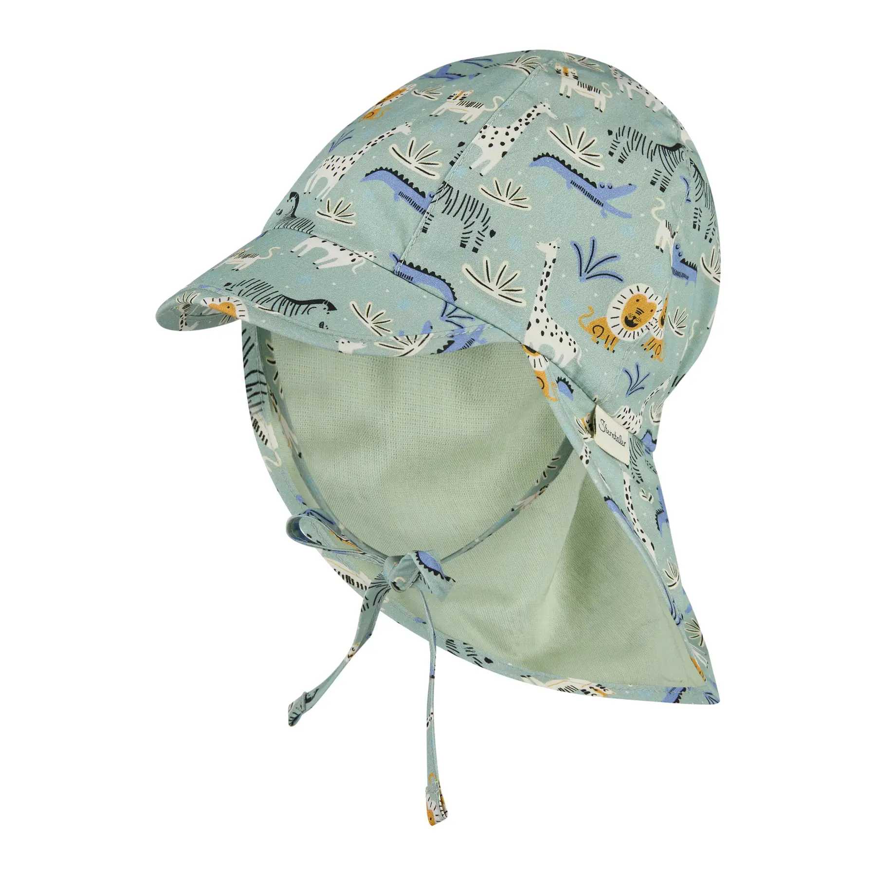 4004701235958 - Baseballkappe mit Nackenbedeckung für Kinder Animaux de zoo