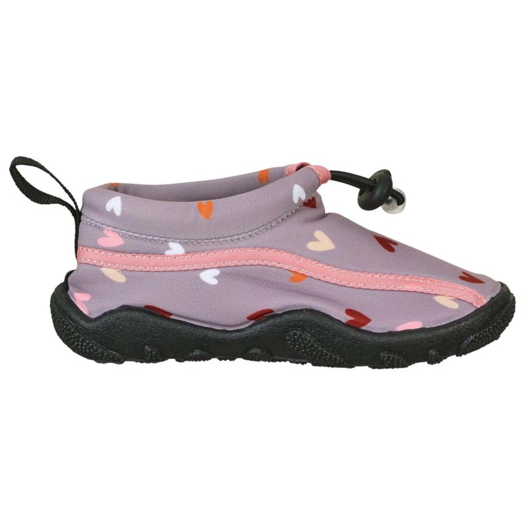 4066891058281 - - Badeschuhe HERZ in pastellviolett Gr20