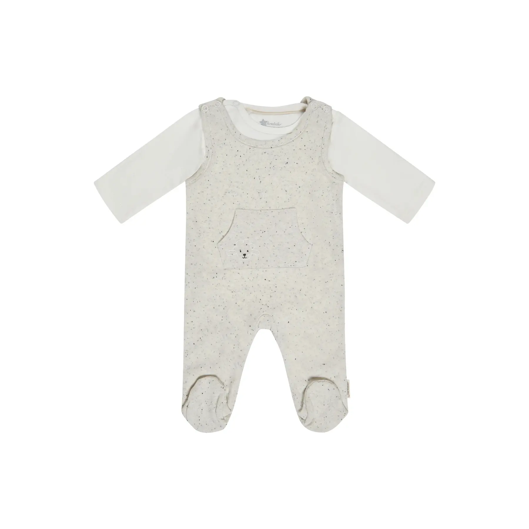 Schlafanzug und Langarm-Body mit Lamm-Motiv für Babys Sterntaler