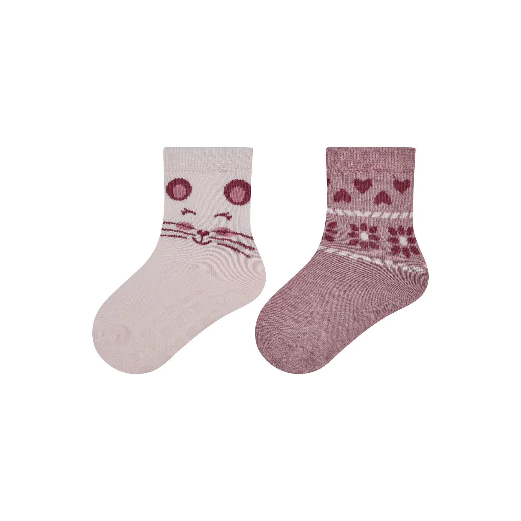 Chaussettes bébé fille Sterntaler ABS Cat (x2)