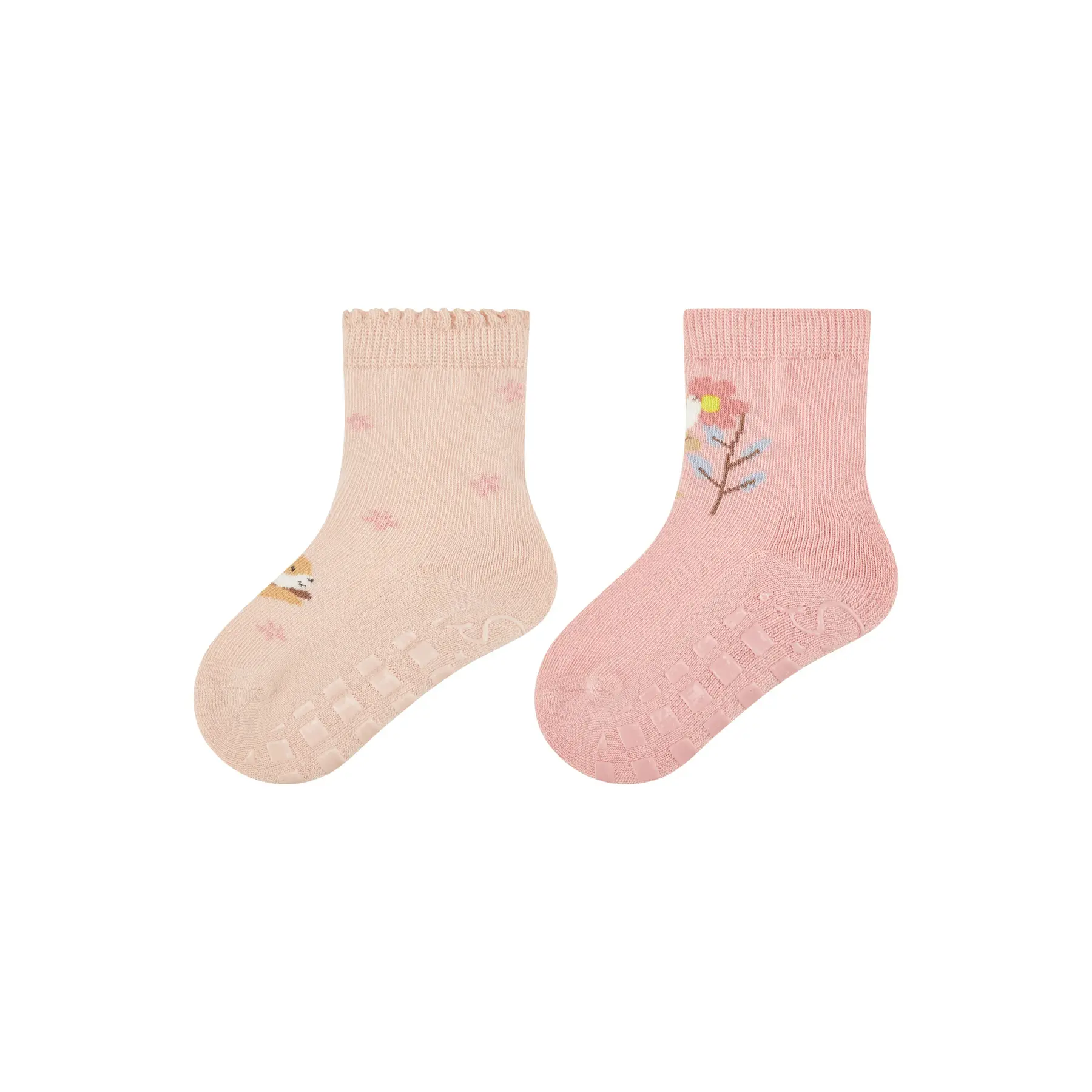 Antislip sokken voor meisjesbaby's Sterntaler Lapin (x2)
