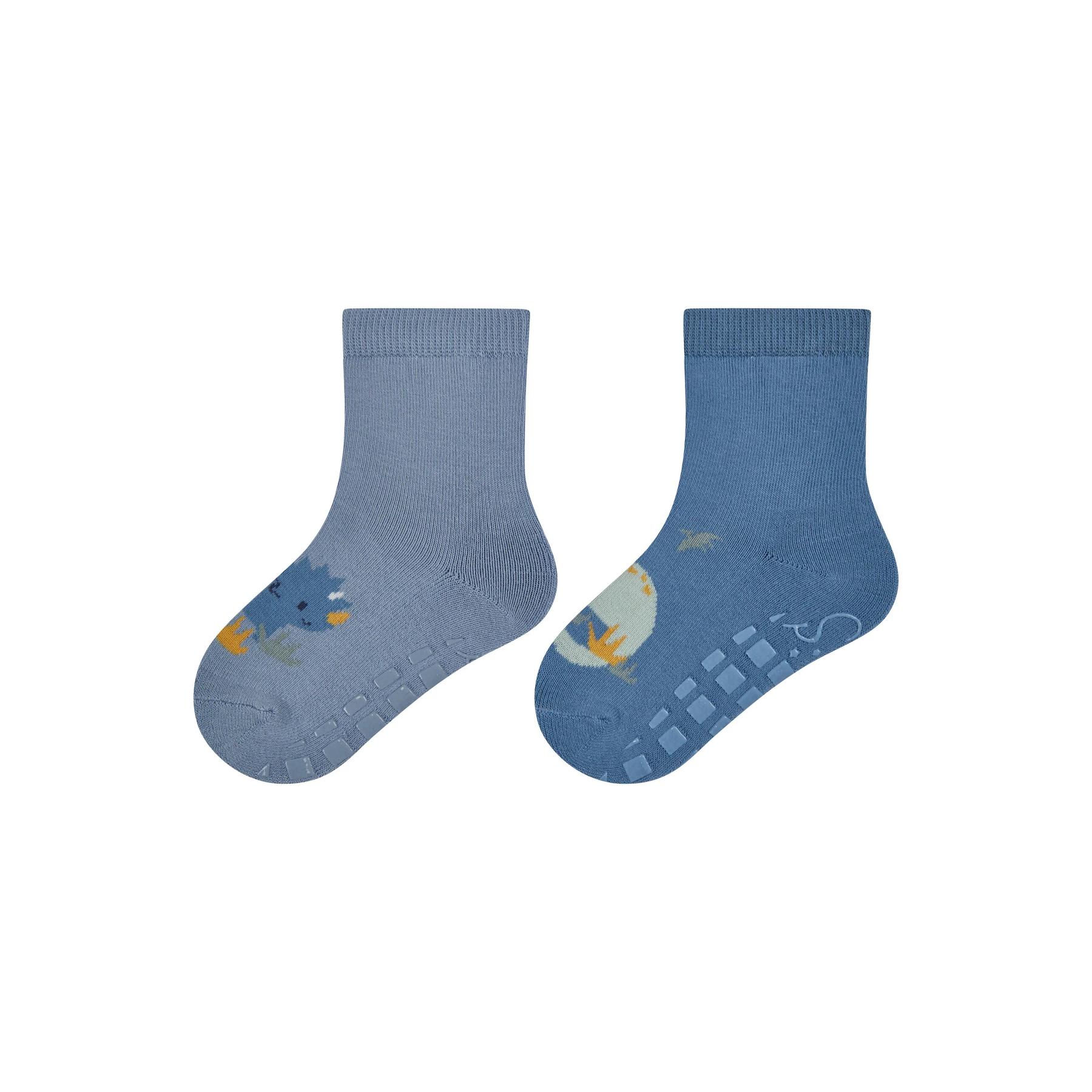 Chaussettes antidérapante bébé garçon Sterntaler Dino (x2)