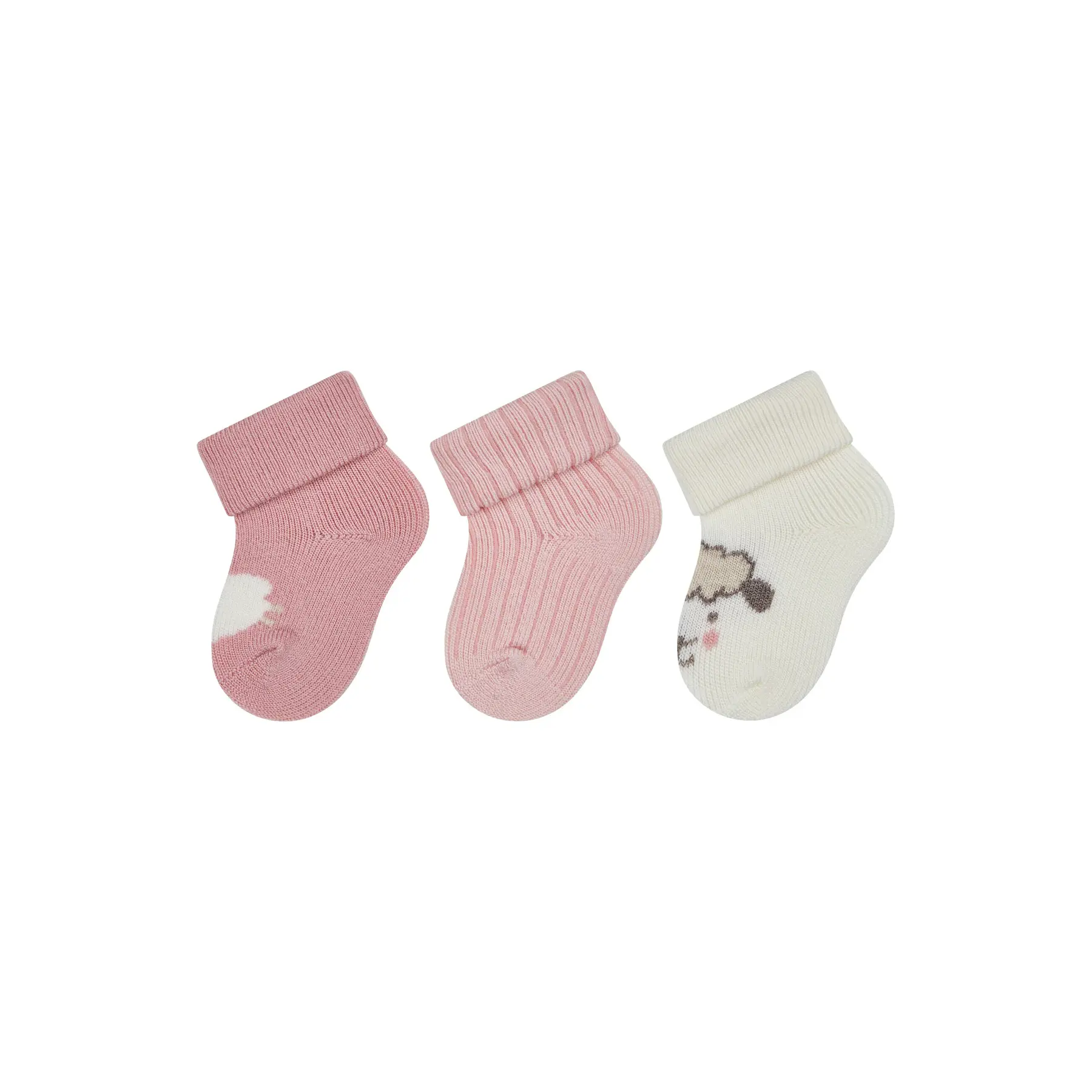 Chaussettes à motif moutons bébé fille Sterntaler (x3)