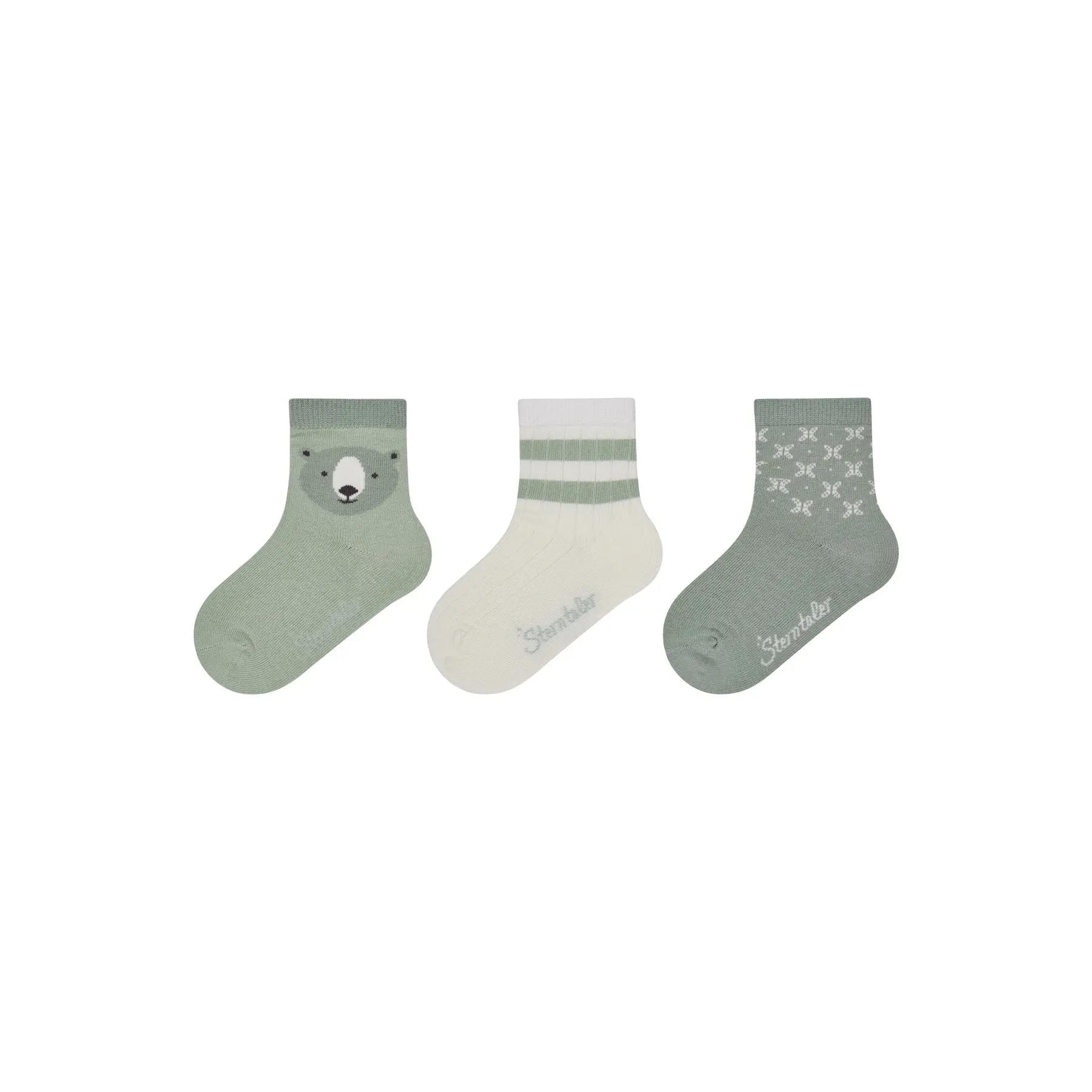 Socken mit Bärenmotiv für Kinder Sterntaler (x3)