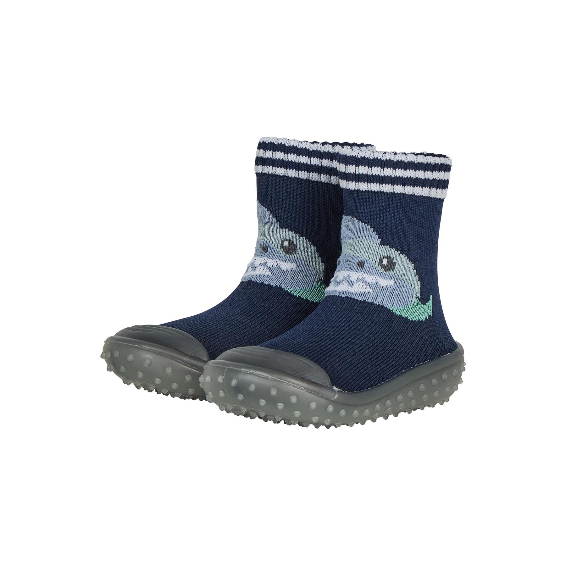 4004701203056 - Abenteuer-Socken mit Gummisohle und Muschelmuster für Kinder Sterntaler