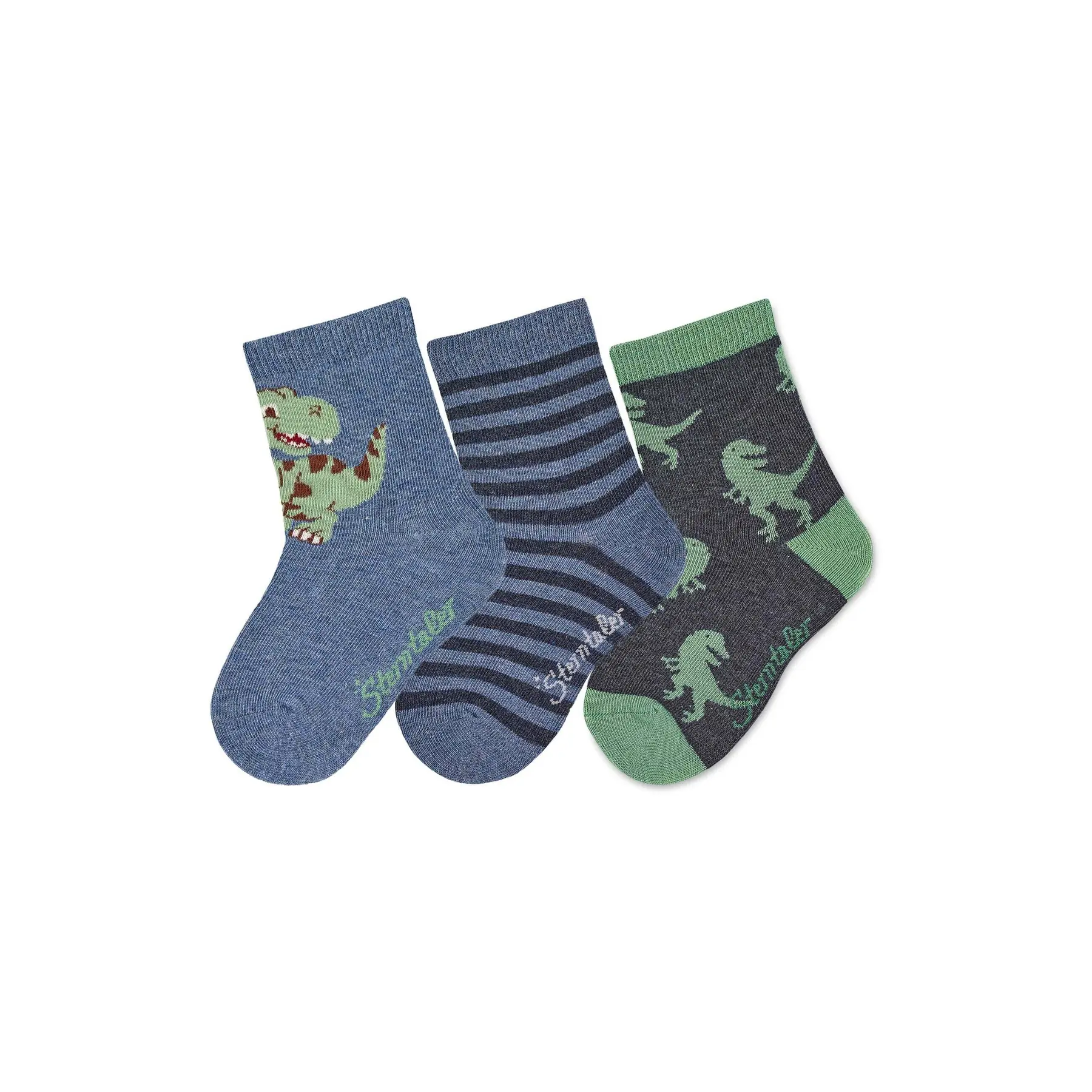 Socken mit Dino-Muster für Kinder Sterntaler (x3)