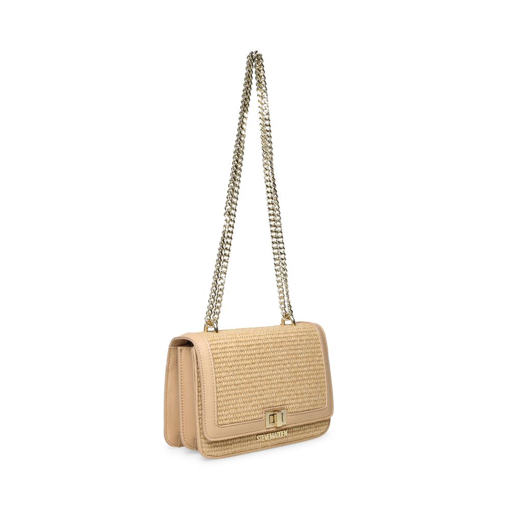 8720857768282 - Umhängetasche STEVE MADDEN STEVE MADDEN Taschen Lederimitat Damen Gr onesize natur Lederimitat Taschen