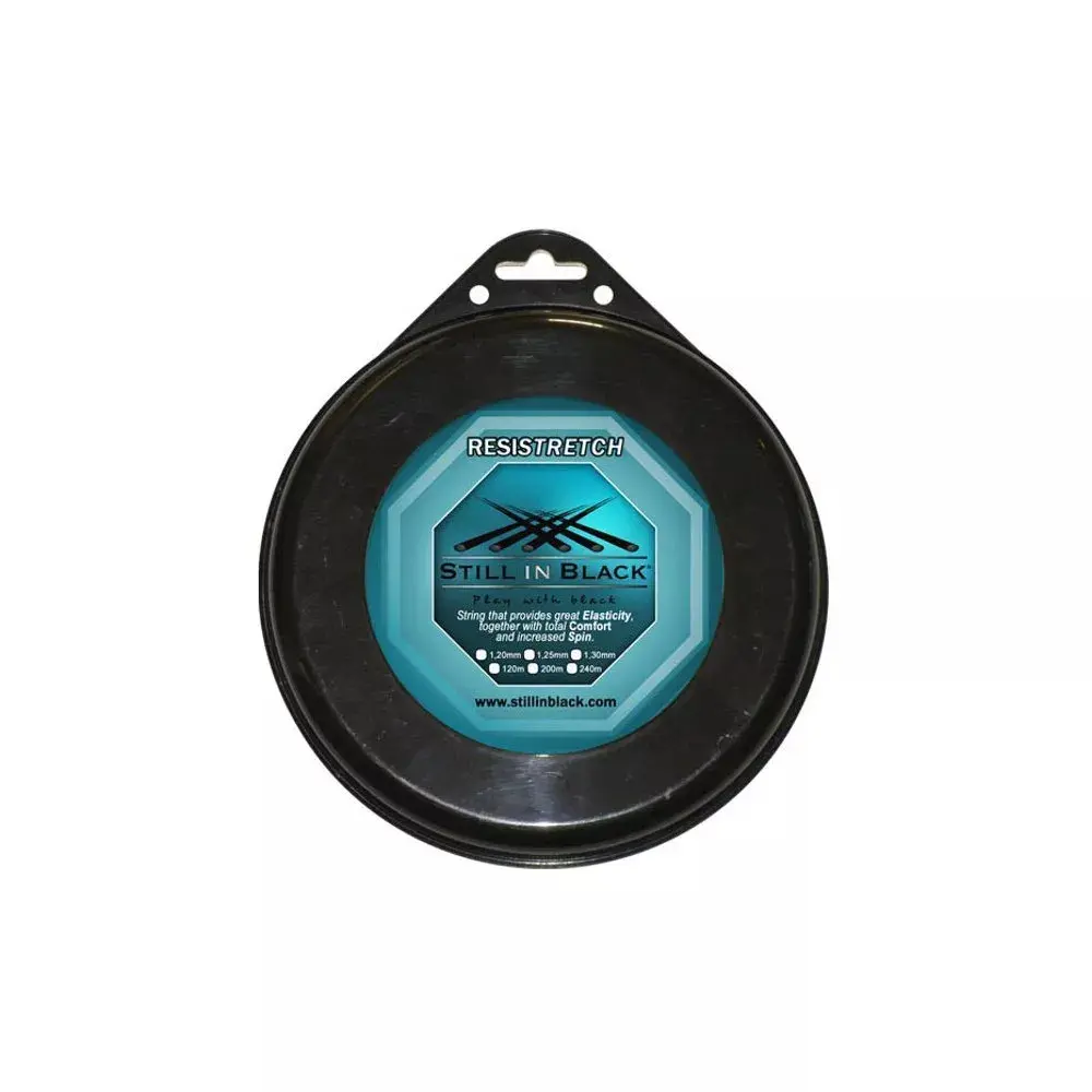 Tennissaiten Still in Black Resistretch 12 m