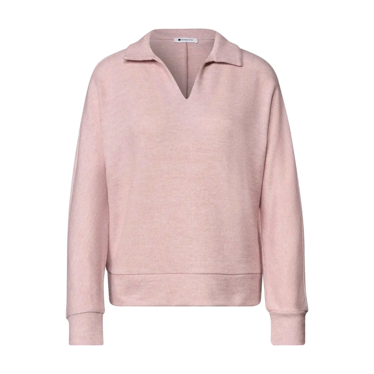 Polo-Shirt, langarm, Damen Street One