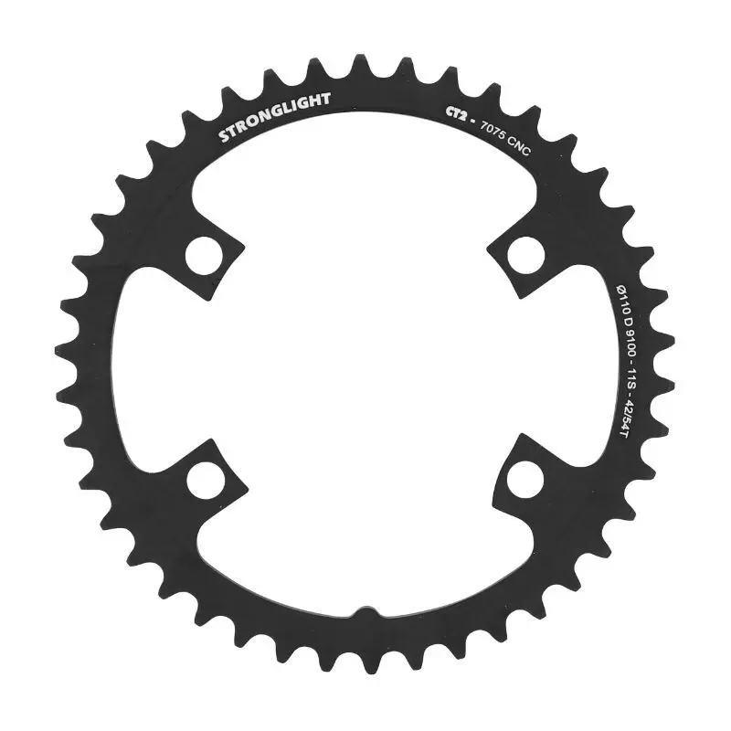 Velo Store - UK 4 Spoke road chainring Stronglight Shimano Dura-Ace 9100 Ct2 | Extra 10% off with Subscription, Postage £16.79 to UK Fedex.