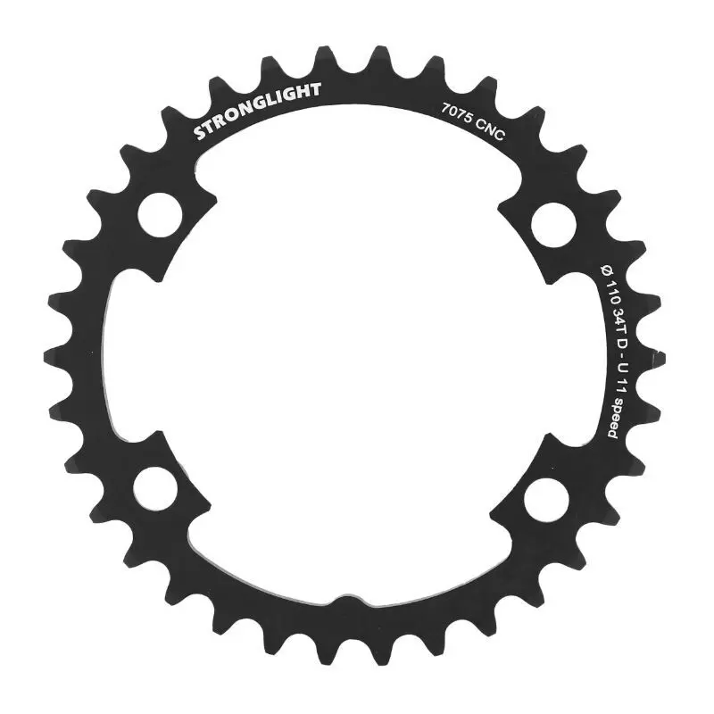 Image of Innenliegendes 4-fach Kettenblatt für die Straße Stronglight Shimano Ultegra 6800 Dura-Ace 9000 7075