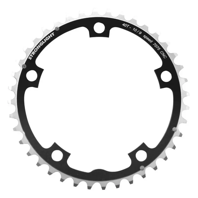 STRONGLIGHT Dreifaches Straßen-Kettenblatt 5BRA 7075 TYPE SHIMANO 9-10V. Unisex