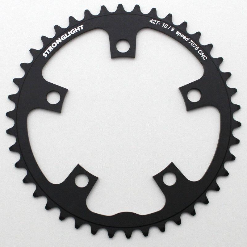 Corona Bici interno a 5 razze Stronglight 7075 Type Shimano 42 T