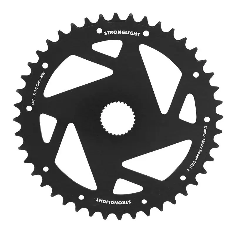 Image of Vae-e-bike-Platte Stronglight Direct Mount Bosch -4- 7075 Technologie Narrow Wide