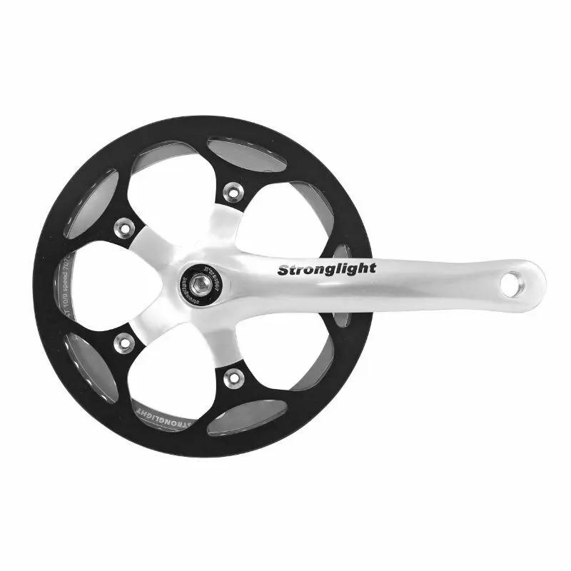 Velo Store - UK Road crankset with housing for transmission without chain tensioner for integrated gear hub Stronglight Impact R 44Dts 8V. 170 mm | Extra 10% off with Subscription, Postage £16.79 to UK Fedex.