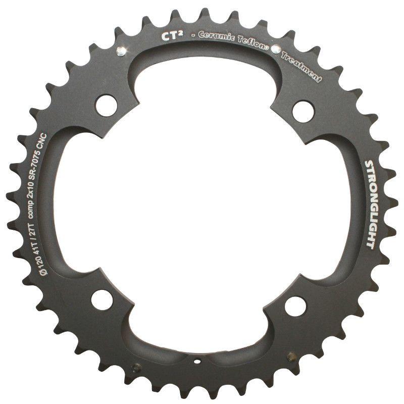 Velo Store - UK Double outer MTB chainring for 27dts inner threaded Stronglight 4BRA SRAM X0-XX CT2 10V | Extra 10% off with Subscription, Postage £16.79 to UK Fedex.