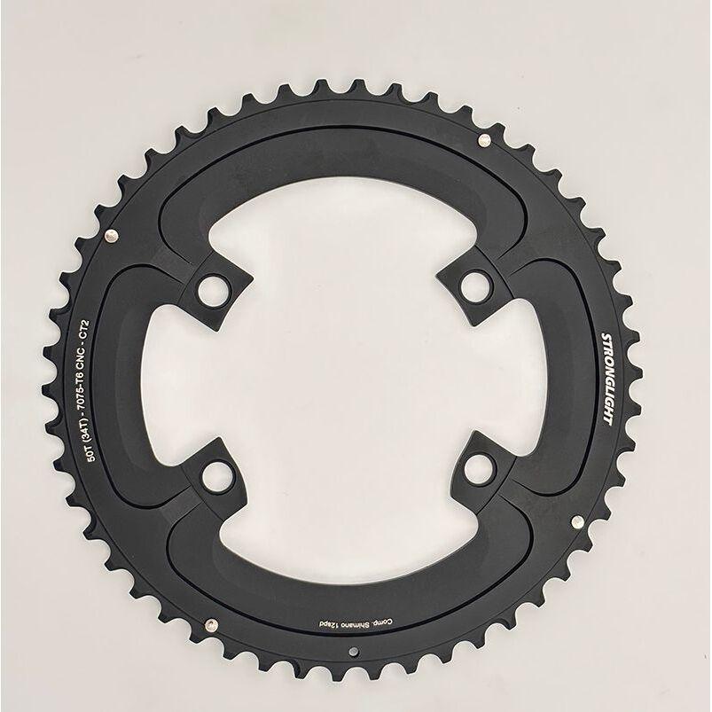 Velo Store - UK Aluminum tray Stronglight Shimano DA FC-R9200 2x12V | Extra 10% off with Subscription, Postage £16.79 to UK Fedex.