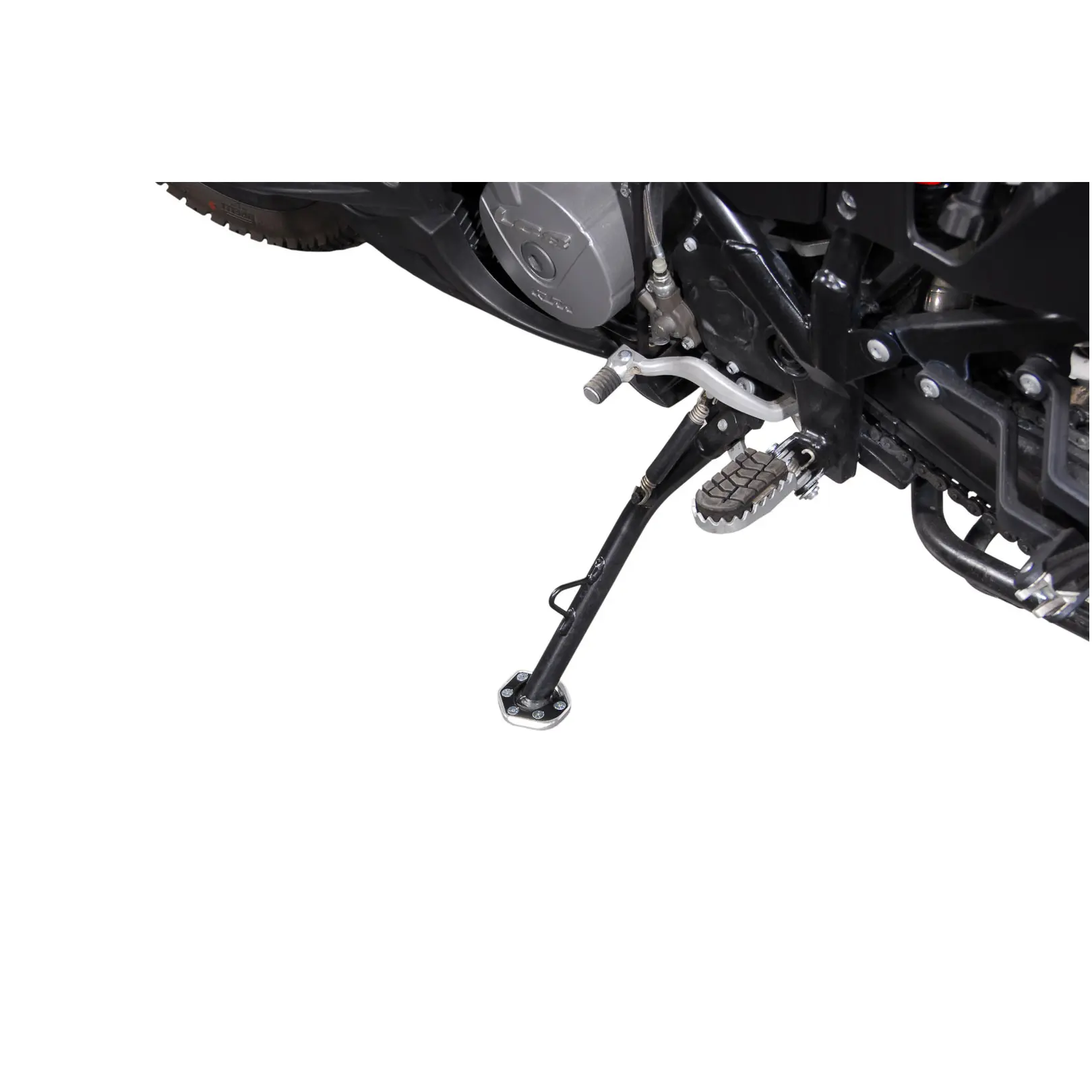 Fußverlängerung für den Motorrad-Seitenständer SW-Motech Ktm 990 Adv. / 1190 Adv./R (-13).