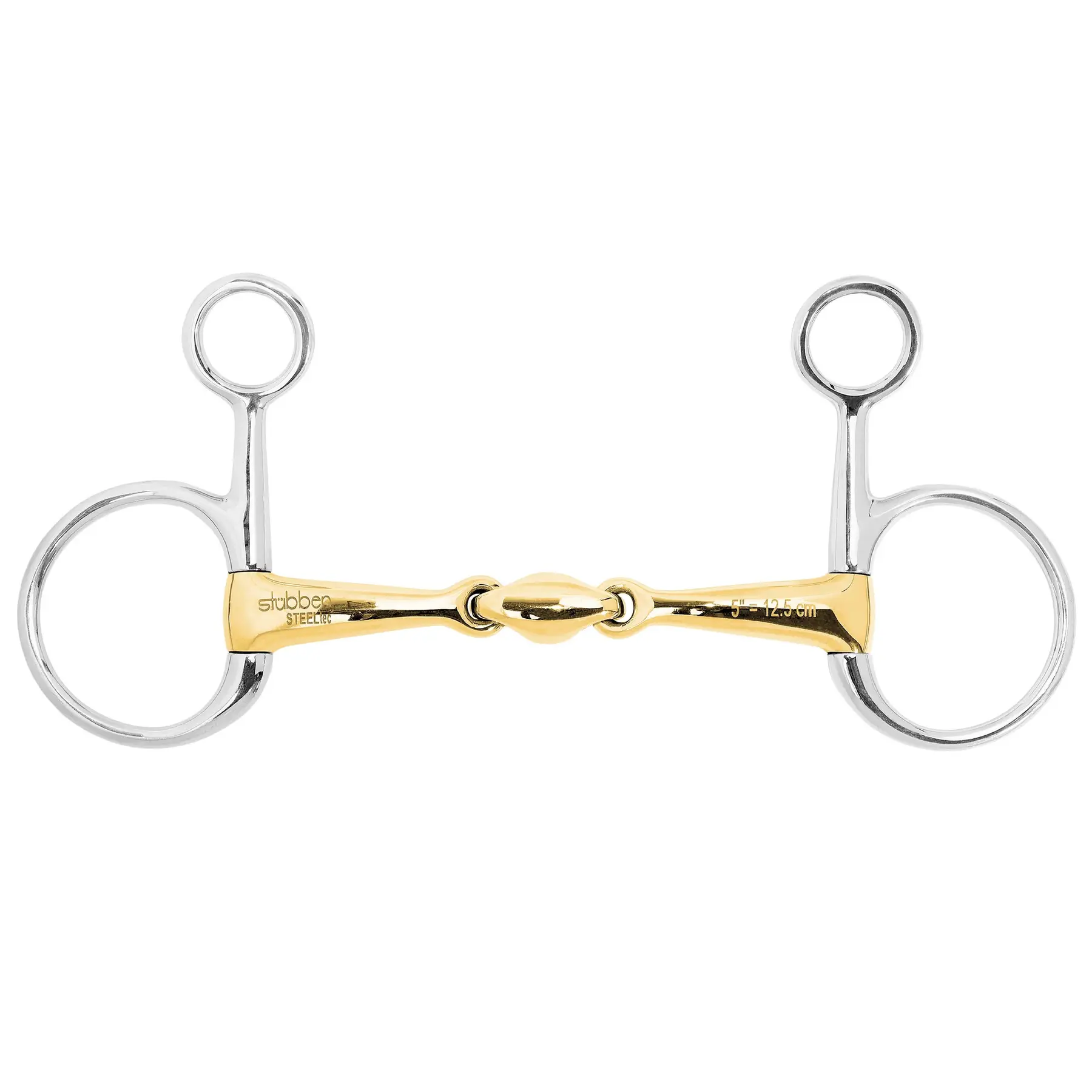 Mors double brisures pour cheval Stübben Baucher