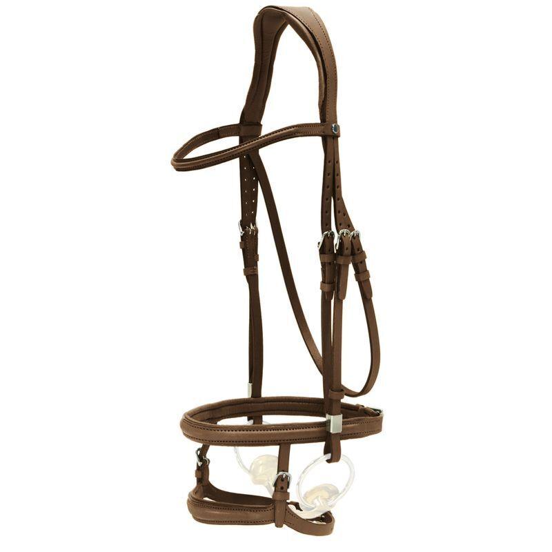 Comparer les prix de Bridons équitation pour cheval Stübben muserolle tandem Pro-Jump Slide&Lock