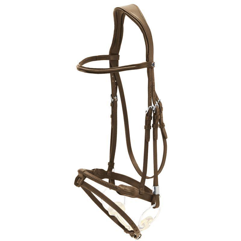 Comparer les prix de Bridons équitation pour cheval Stübben muserolle en corde Pro-Jump Slide&Lock