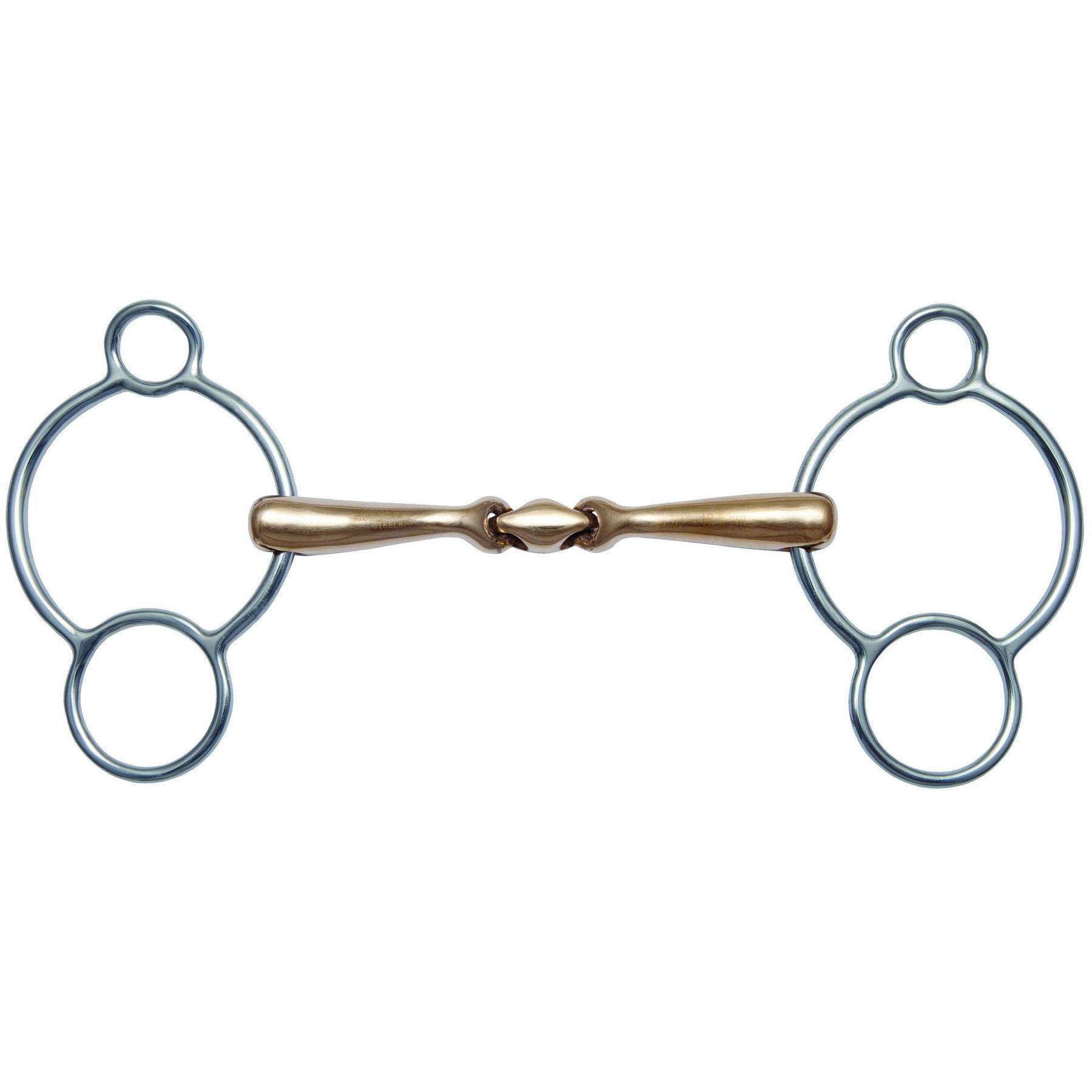 Meilleurs prix pour Mors 3 ou 4 anneaux pour cheval Stübben Gebiss Quick Contact