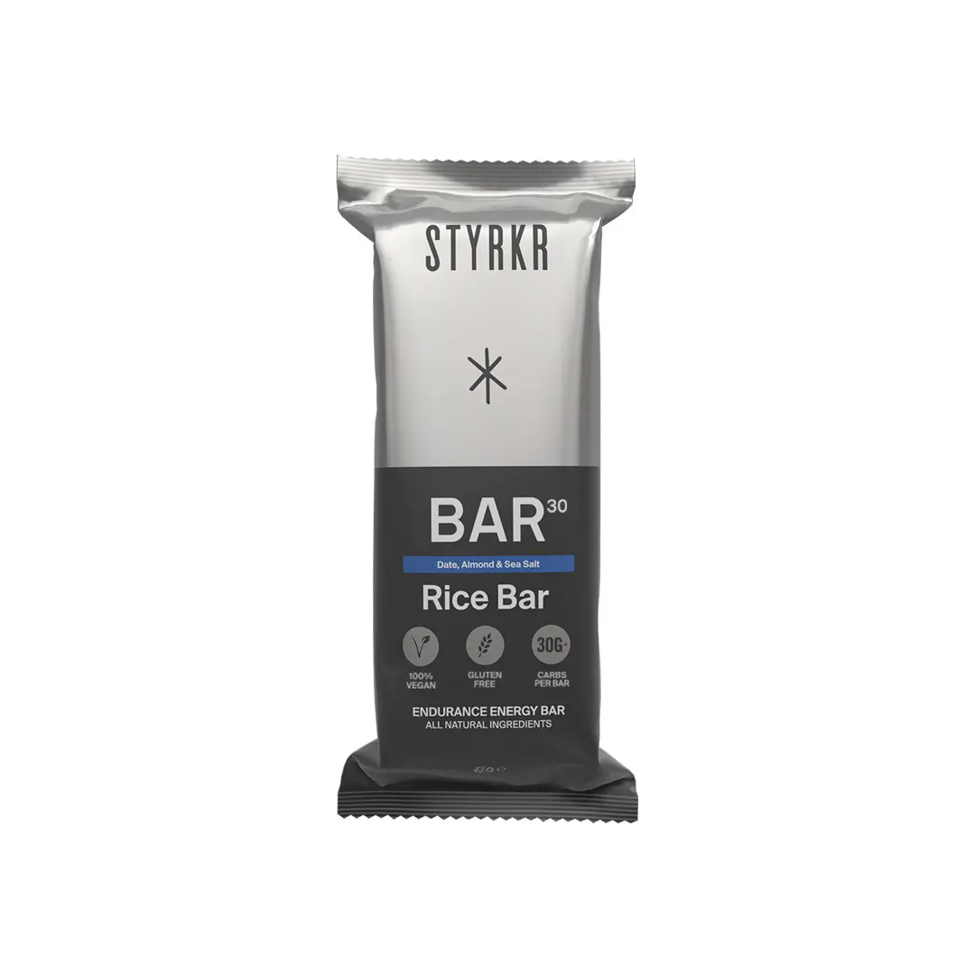 Proteinhaltige Ernährung Styrkr BAR30 Dates, Amandes