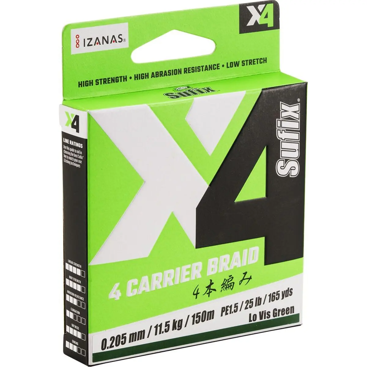 Trenza carnívora Sufix Braid (x4)