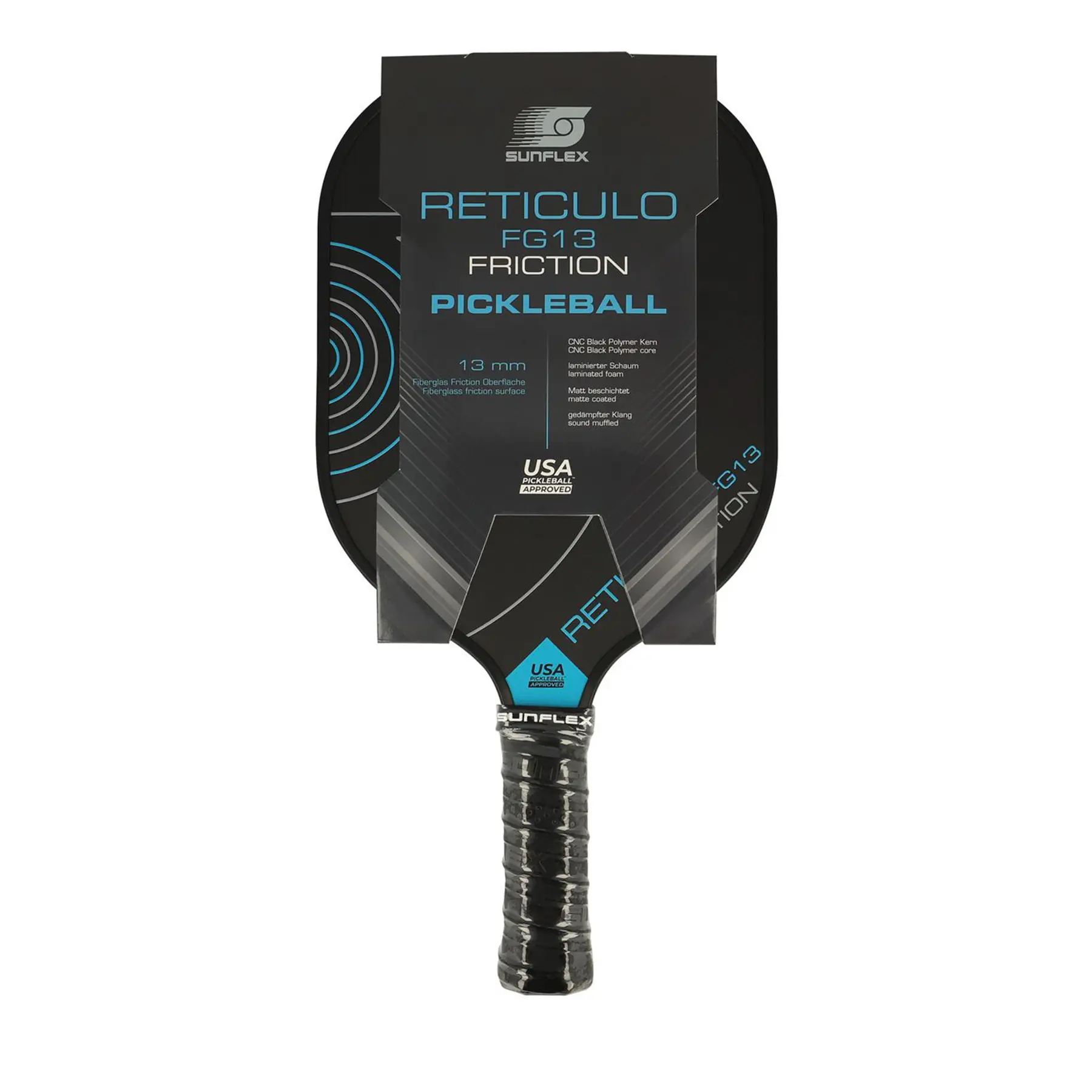 Frolly Racchetta Da Pickleball Con Nucleo In Fibra Di Vetro A Nido D'Ape – Approvata USAPA, Per Adulti, Interni/Esterni, Con Copertura
