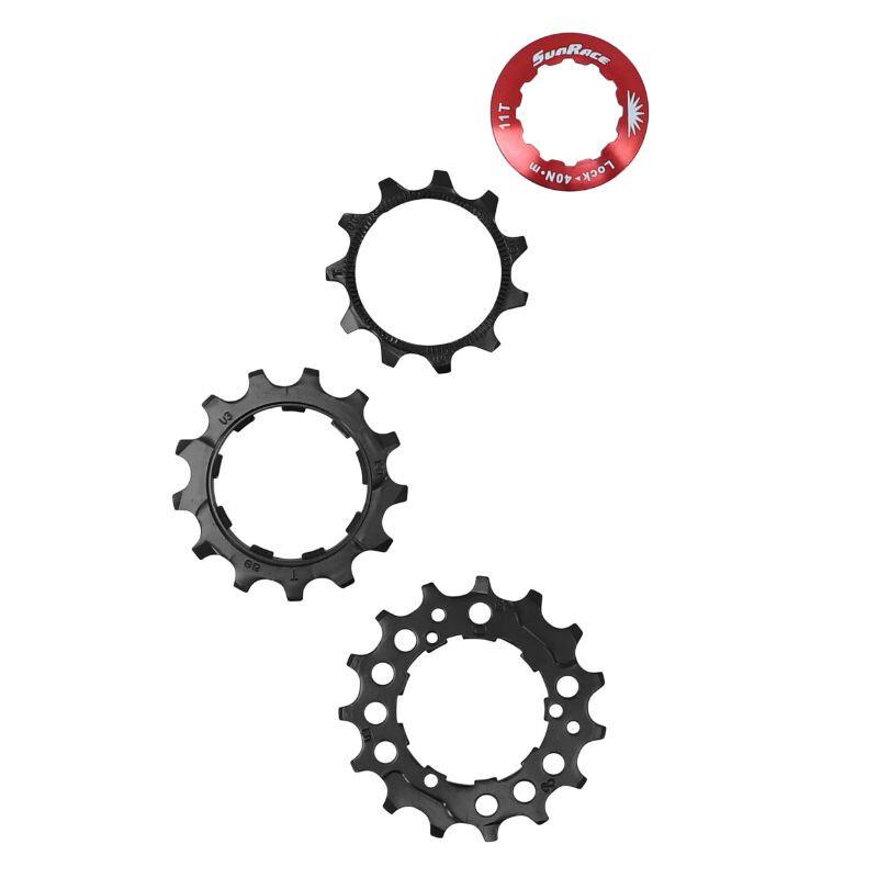 Velo Store - UK Kit 3 sprockets for cassette with lock nut Sunrace 10V. 11-13-15 | Extra 10% off with Subscription, Postage £16.79 to UK Fedex.