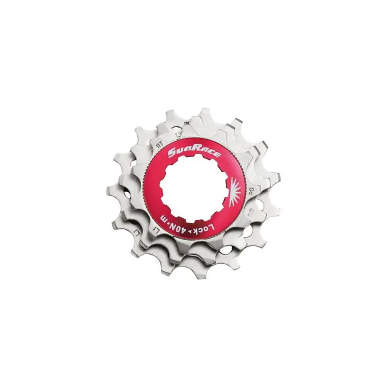Kit 3 Ritzel für Kassette mit Gegenmutter Sunrace 12V. 11-13-15
