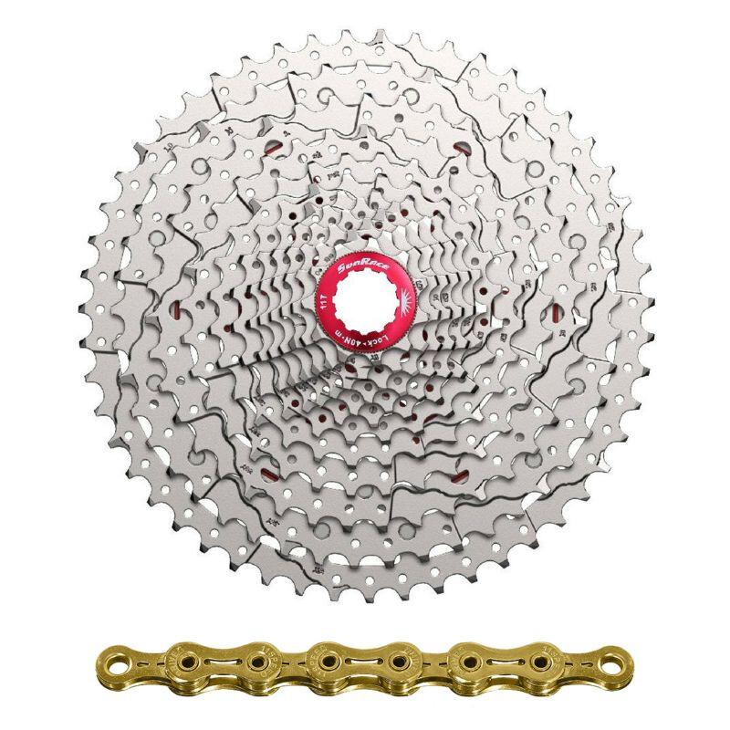 Velo Store - UK Cassette with chain Sunrace Mz800 11-51 Shimano | Extra 10% off with Subscription, Postage £16.79 to UK Fedex.