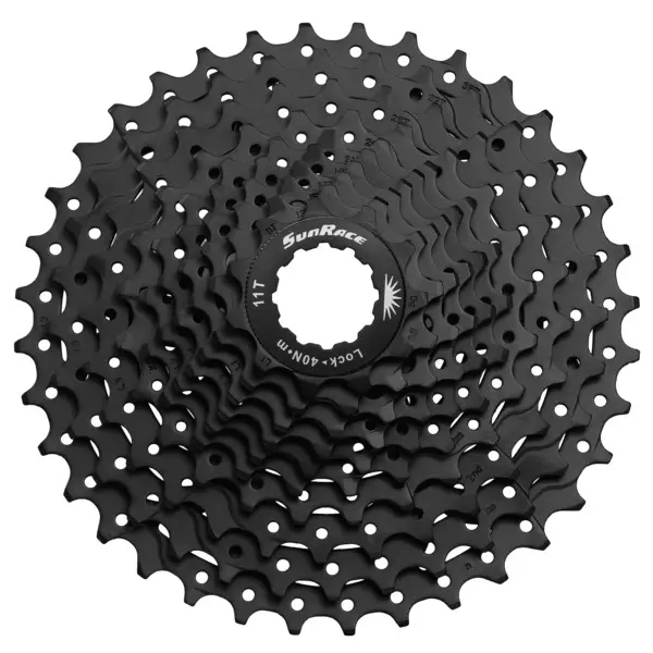 Silberne Kassette Sunrace Sh/Hg
