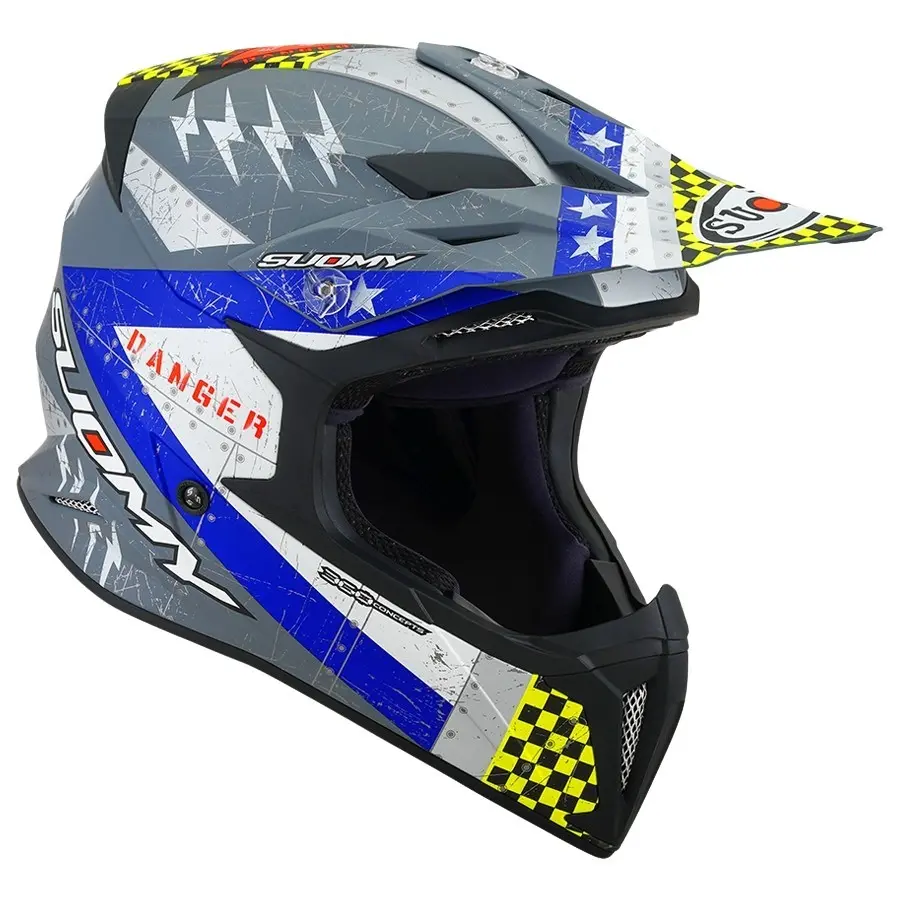 Motorrad-Cross-Helm Suomy X-Wing Jetfighter