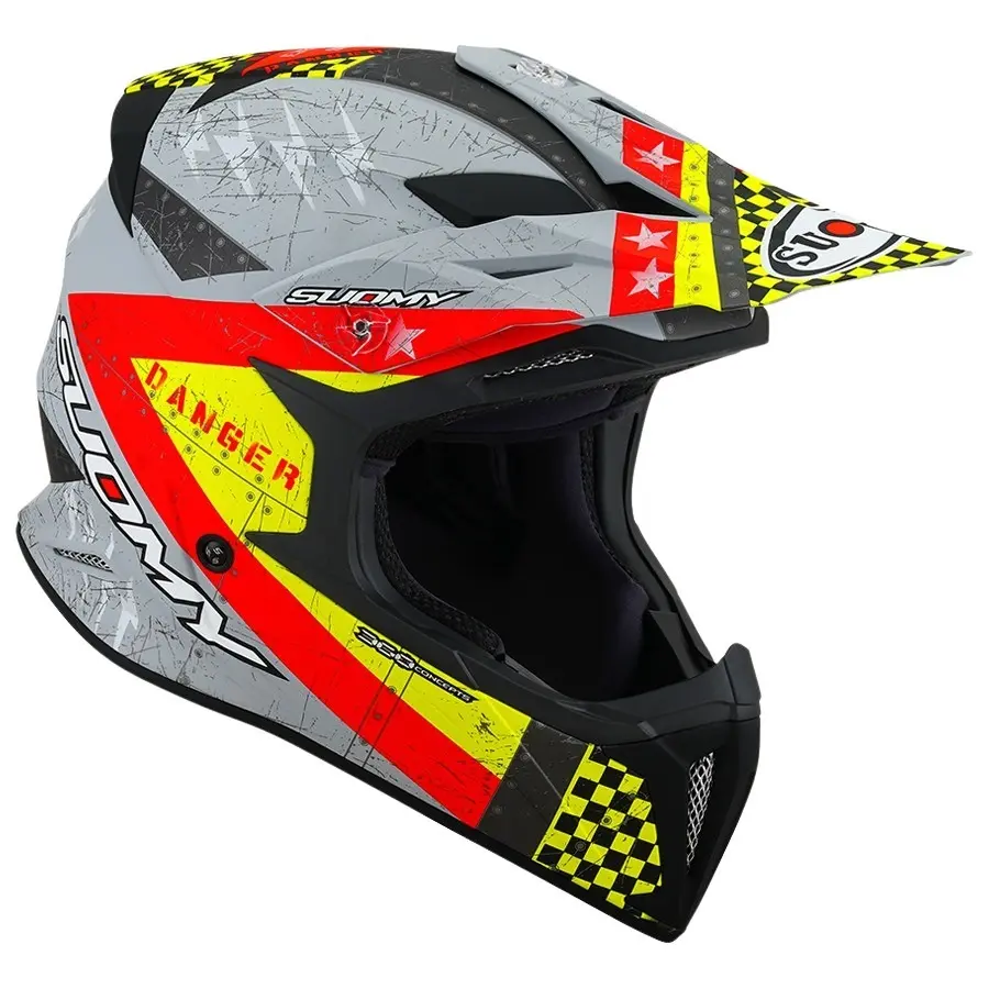Motorrad-Cross-Helm Suomy X-Wing Jetfighter