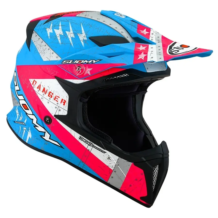 Motorrad-Cross-Helm Suomy X-Wing Jetfighter