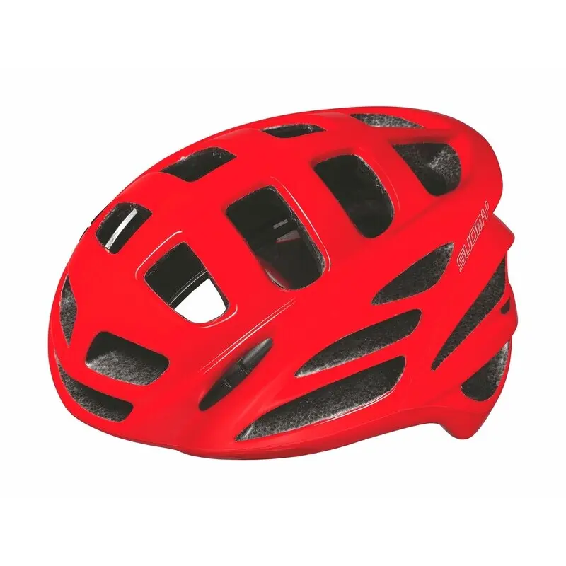 Suomy First Gun Casco Da Ciclismo, Skate, Skateboard, Regolabile, Uomo E Donna, Sistema Di Sicurezza “Smart Strap”, Certificato Ce, Red M 54-58CM
