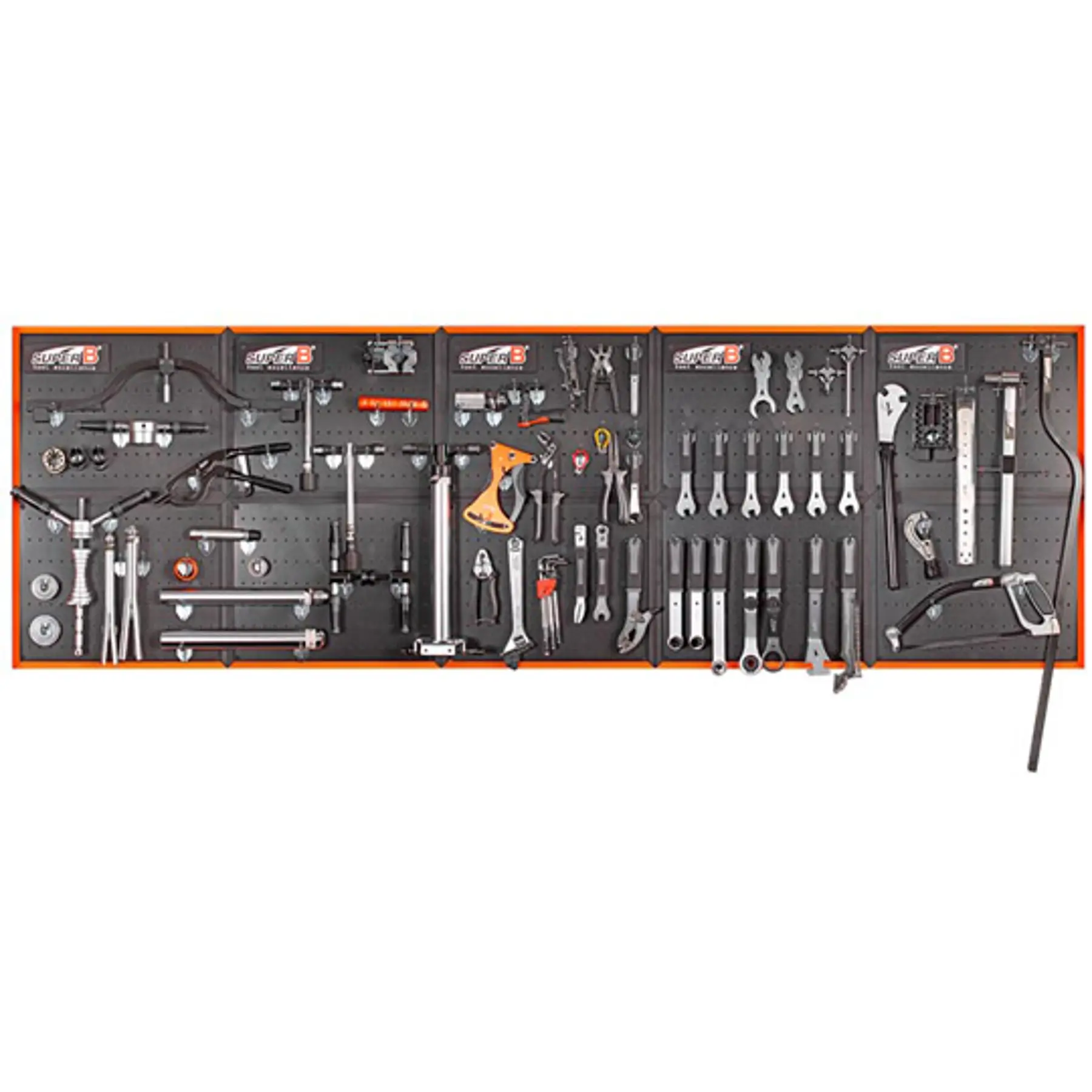 Velo Store - UK Bike repair kit wall-mounted bike workshop Super B (x100) | Extra 10% off with Subscription, Postage £16.79 to UK Fedex.